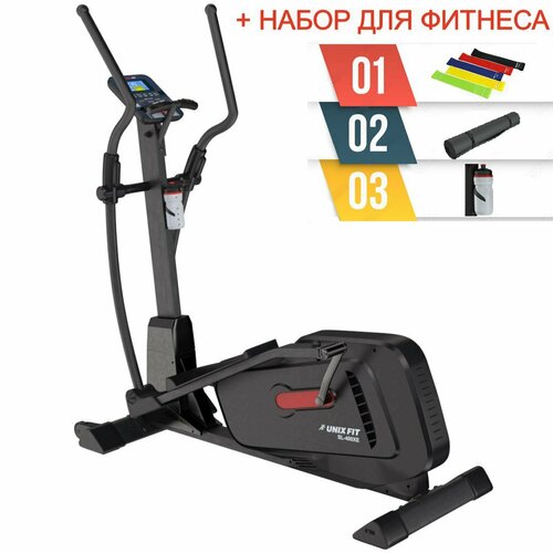 Эллиптический тренажер UNIXFIT SL-400XE + набор для фитнеса