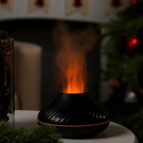 Luazon Home Увлажнитель воздуха Luazon HM-10 эффект пламени 130 мл 45 Вт USB чёрный 590500₽