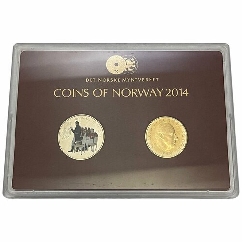 Норвегия, набор Coins of Norway, 200 лет Конституции 2014 г. норвегия 5 крон 1995 г 1000 лет чеканке монет норвегии