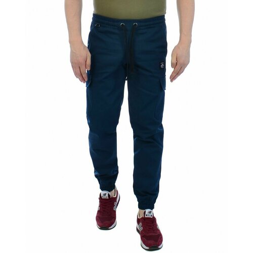 Брюки джоггеры , размер XL, синий