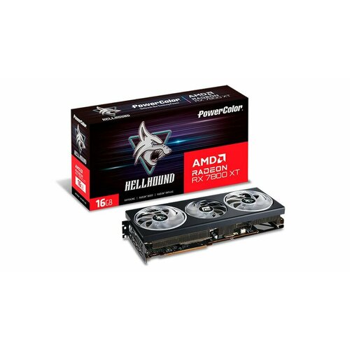 Видеокарта PowerColor RX7800XT Hellhound 16GB GDDR6 256-bit DPx3 HDMI 3FAN RTL 71204₽