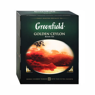 Чай Greenfield Golden Ceylon черный 100пак. карт/уп. (0581-09) - фото №12