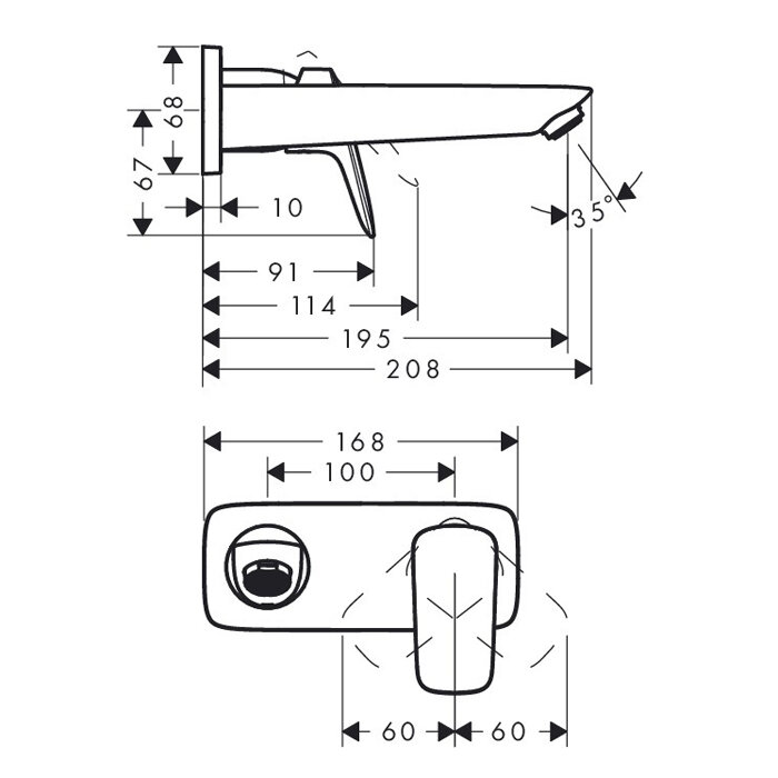 Смеситель Hansgrohe - фото №4