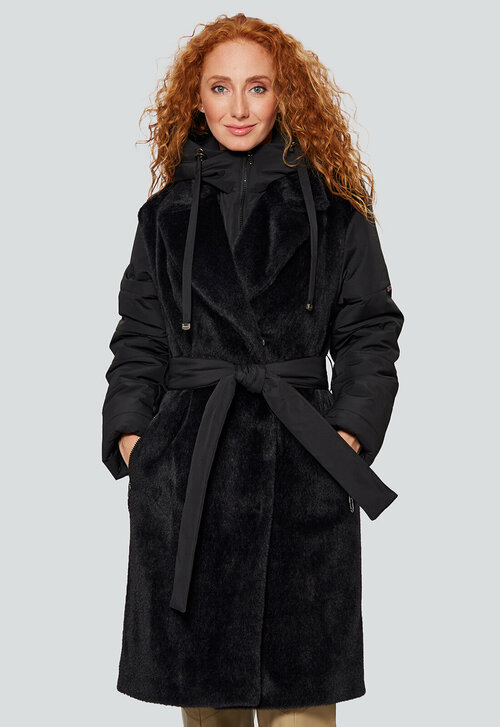 Пальто DIMMA fashion studio, размер 62, черный