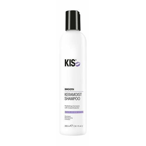 Увлажняющий шампунь для сухих и ломких волос с кератином Kis Smooth KeraMoist Shampoo kis smooth keramoist shampoo