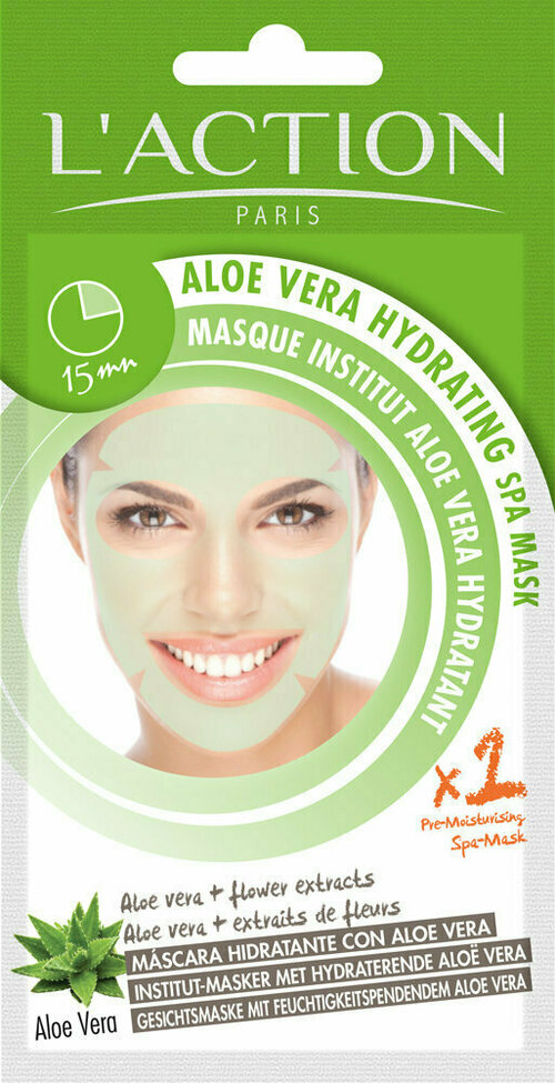 Маска для лица L Action Aloe Vera Hydrating SPA Mask