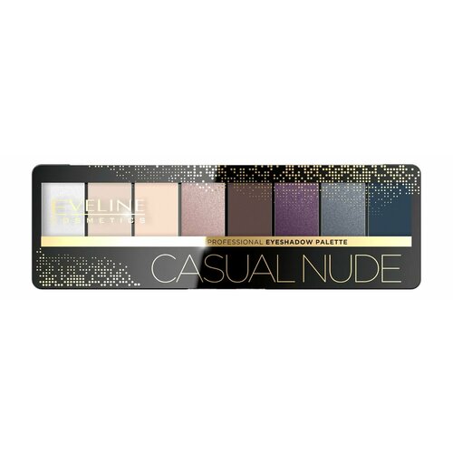 Палетка теней для век Eveline Professional Eyeshadow Palette Casual Nude палетка теней для век eyeshadow professional palette 9 6г 04 casual nude