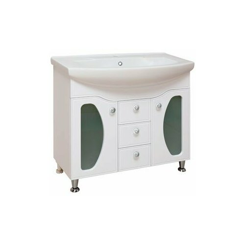 Тумба с умывальником RUNO Линда Люкс 85 (ум-к 