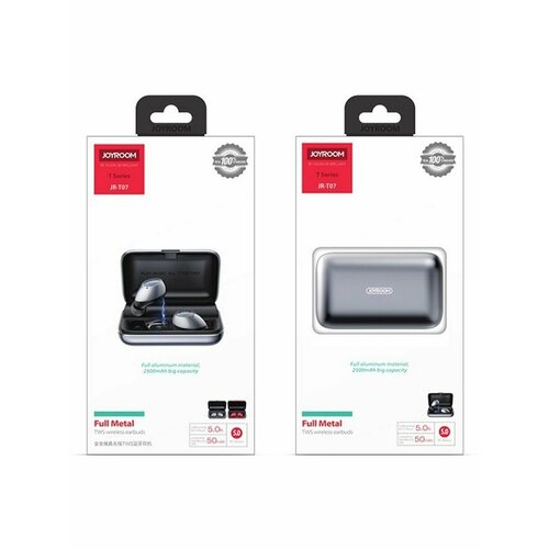 Беспроводные наушники TWS JOYROOM JR-T07 Bluetooth черный 519000₽