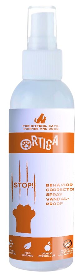 Ortiga спрей "Антивандальный от погрызов и порчи предметов" для кошек и собак 150 мл.