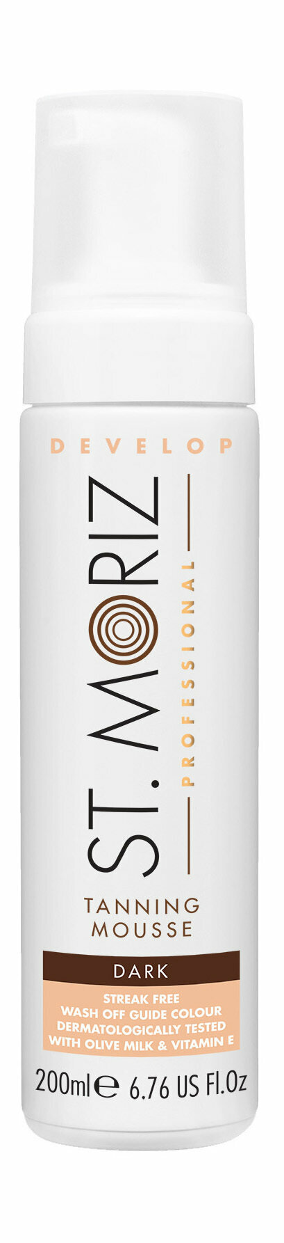 Автобронзант-мусс для тела St. Moriz Professional Tanning Mousse Dark