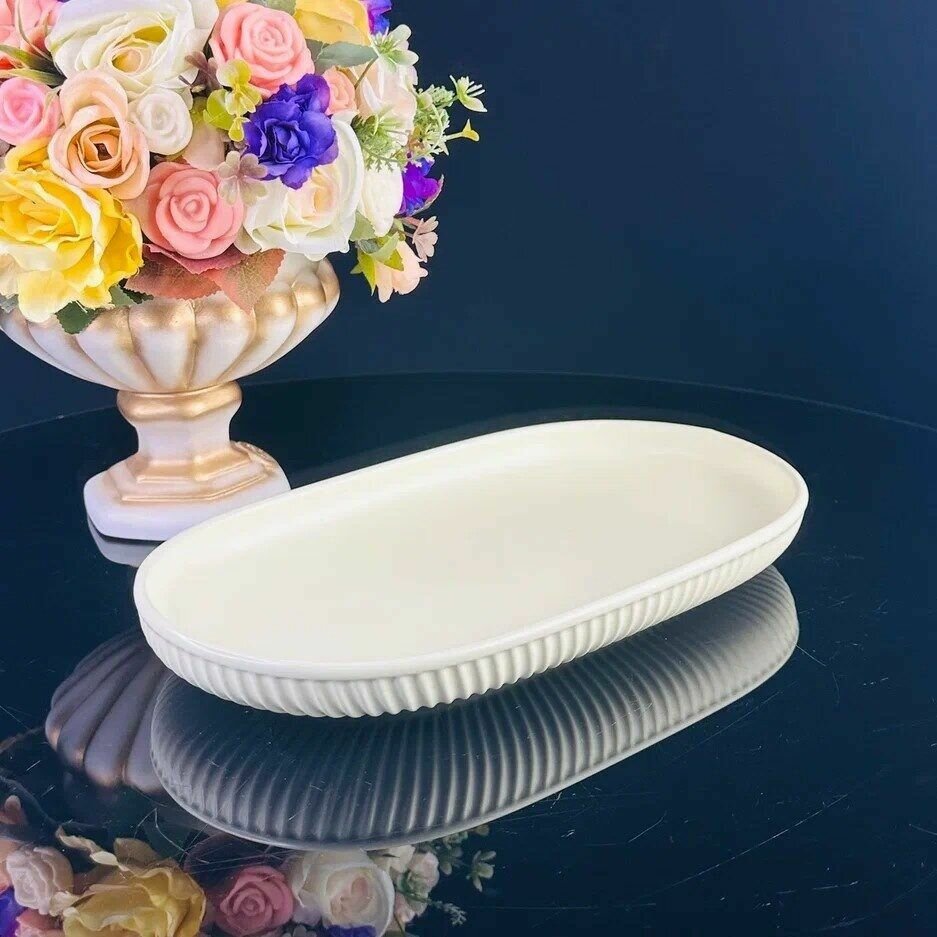 фото Овальное Блюдо Lenardi 30.5см, фарфор