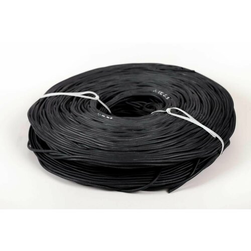 Шнур резиновый уплотнительный черный монолитный жесткий круглый 4 мм длина 6 метров