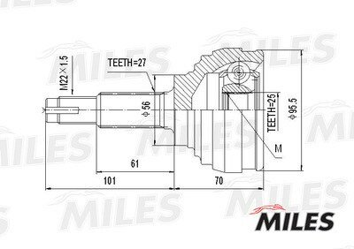 Шрус nissan maxima/primera 2.0-3.0 -98 нар.