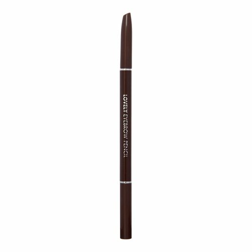 Карандаш для бровей TONYMOLY LOVELY EYEBROW PENCIL 5-5 BLACK BROWN 0.1 г