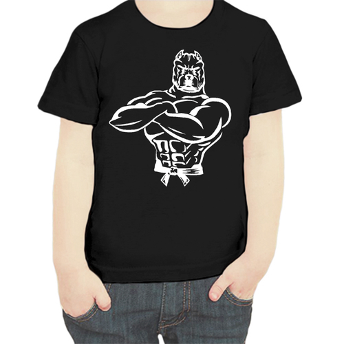 фото Футболка , размер 104, черный нет бренда