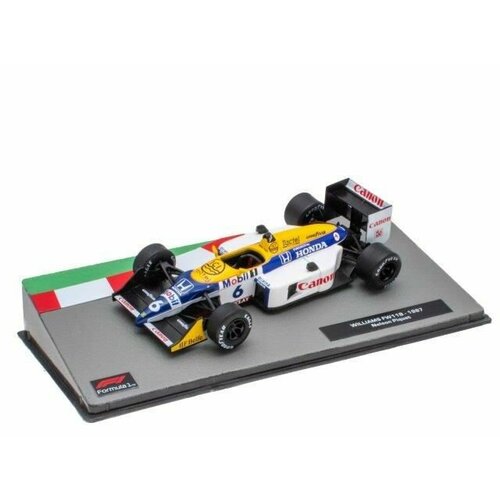 WILLIAMS FW11B #6 Canon Williams Honda Team Nelson Piquet Чемпион мира 1987 , масштабная модель коллекционная