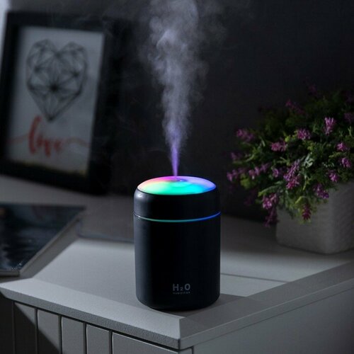 Увлажнитель HM-26 ультразвуковой 03 л 2 Вт подсветка USB в комплекте черный 145600₽