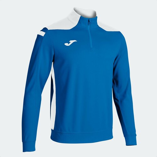 фото Толстовка joma, размер 08л-4xs, синий, белый
