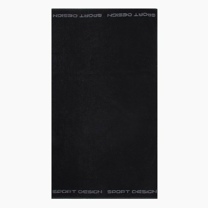 Полотенце махровое Этель Sport, 70х130 см, черный - фотография № 3