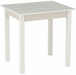 Стол Боровичи-Мебель Компакт белый / сосна белая 72х60х73 см