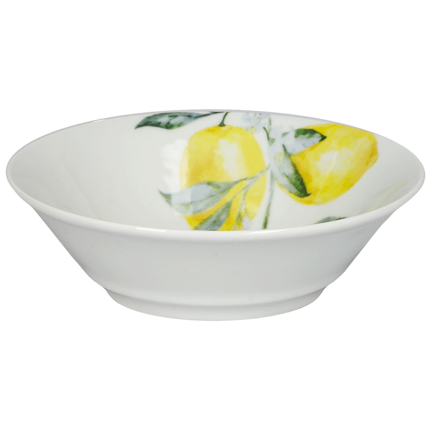 фото Салатник Лимоны, 22 см, фарфор