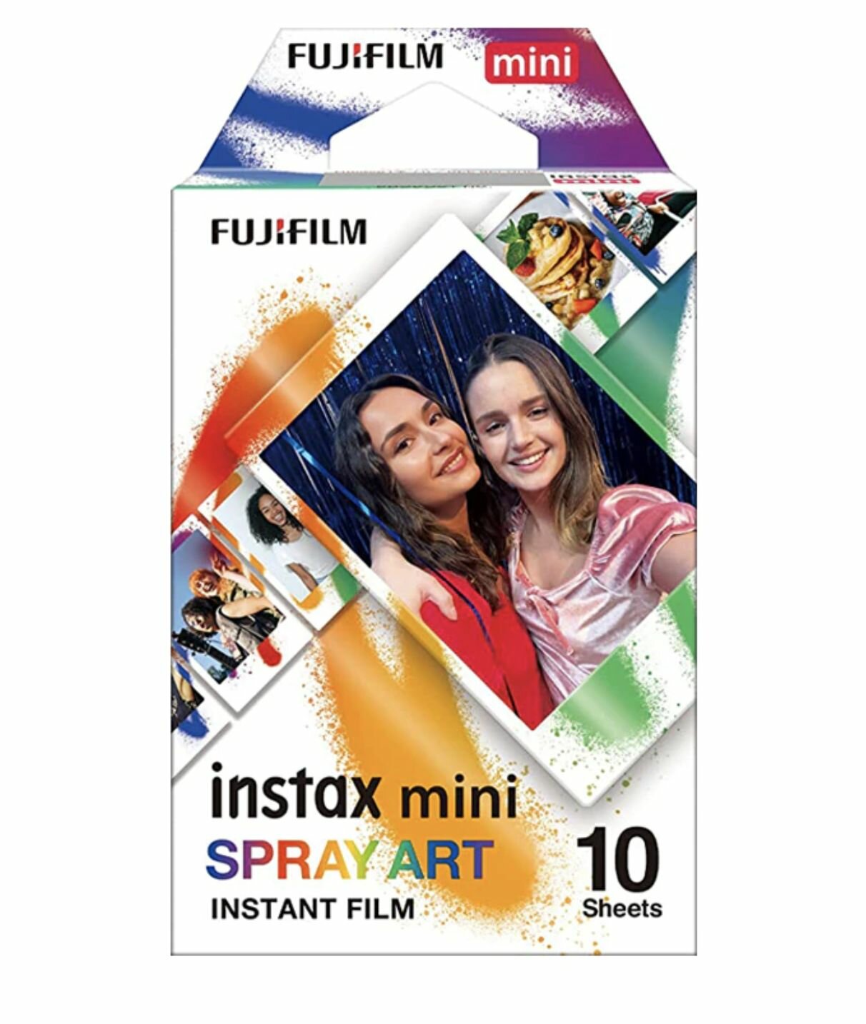 Картридж для камеры Fujifilm Colorfilm Instax Mini 10 pack Spray Art