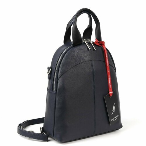 фото Рюкзак sergio valentini, фактура гладкая, синий