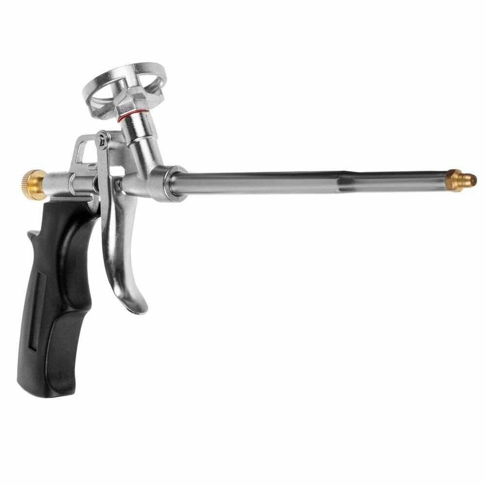 Пистолет для монтажной пены, алюминиевый, шток 19,5 см, РемоКолор Pro