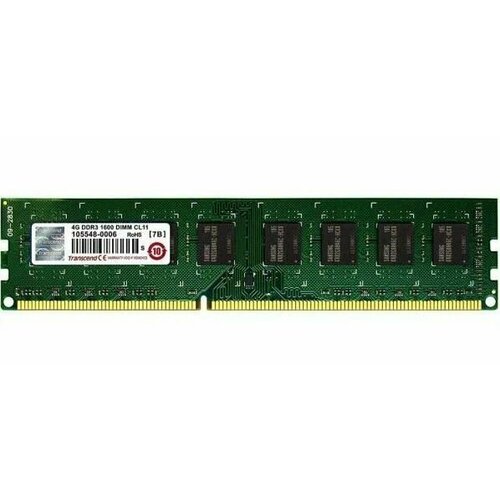 Оперативная память Transcend JM1600-4G 4 ГБ 114000₽