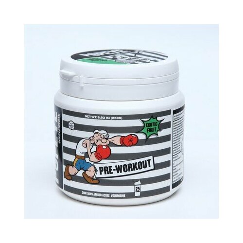 фото Popeye предтренировочный комплекс (250 гр.) экзотические фрукты popeye supplements