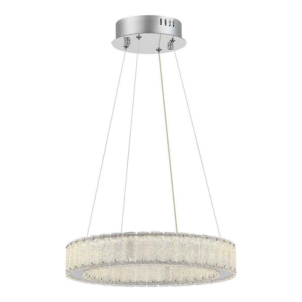 Люстра подвесная ST-Luce Хром/Хром LED 1*20W 3000K