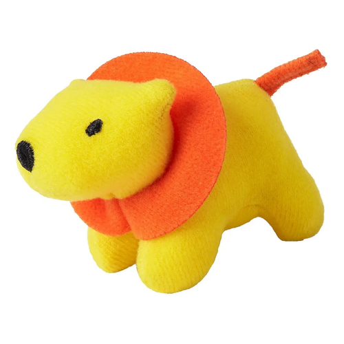 Мягкая игрушка икеа барнслиг Лев, 9 см, цвет оранжевый/желтый