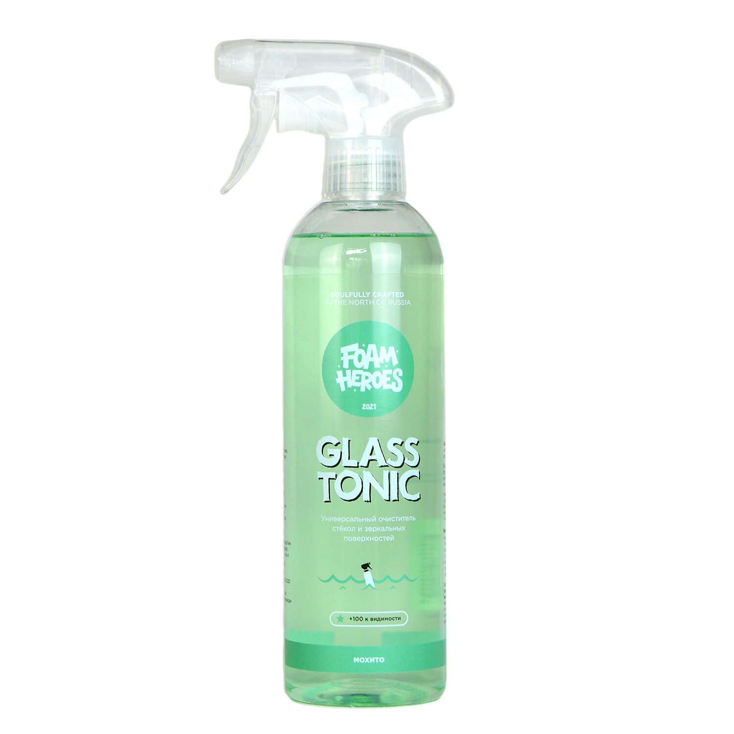 Foam Heroes Glass Tonic универсальный очиститель стекол, 500мл — фото 2