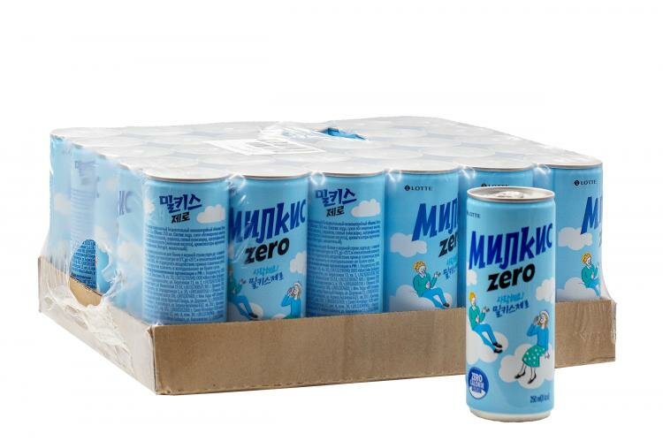 Напиток Lotte Milkis zero 250 мл Упаковка 30 шт