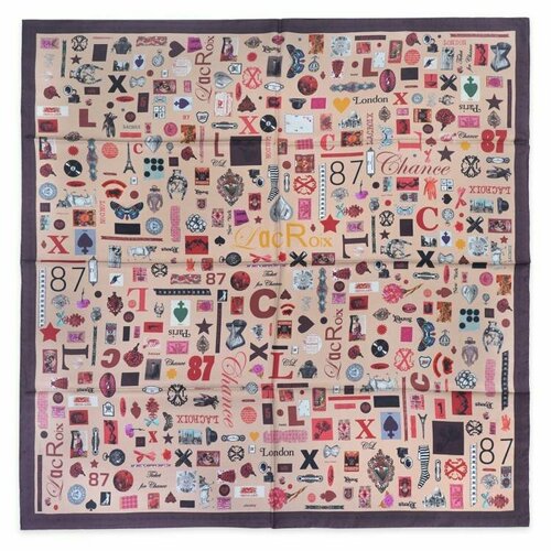 фото Платок christian lacroix,90х90 см, черный