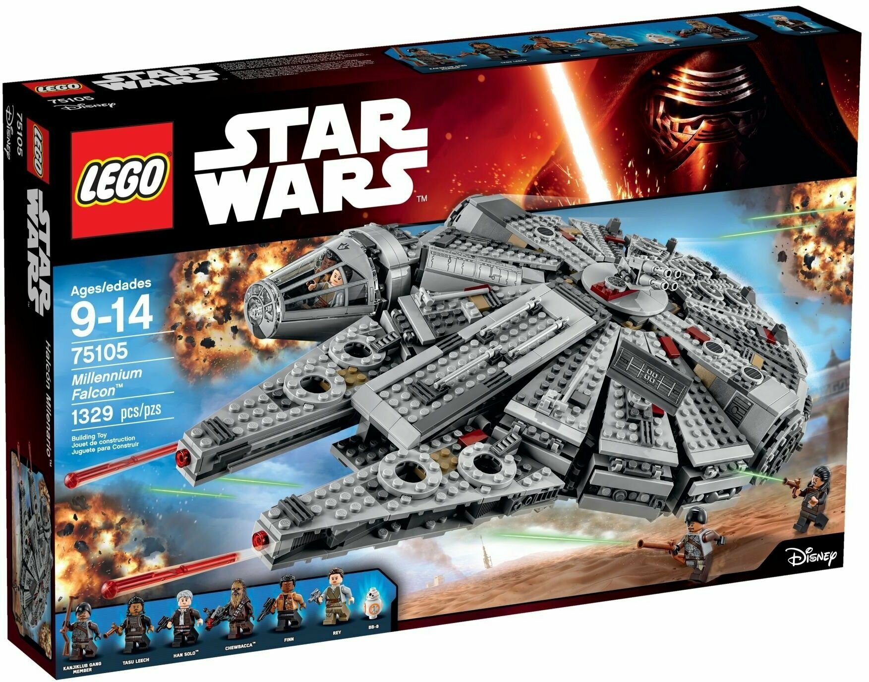 Конструктор LEGO Star Wars 75105 Сокол Тысячелетия