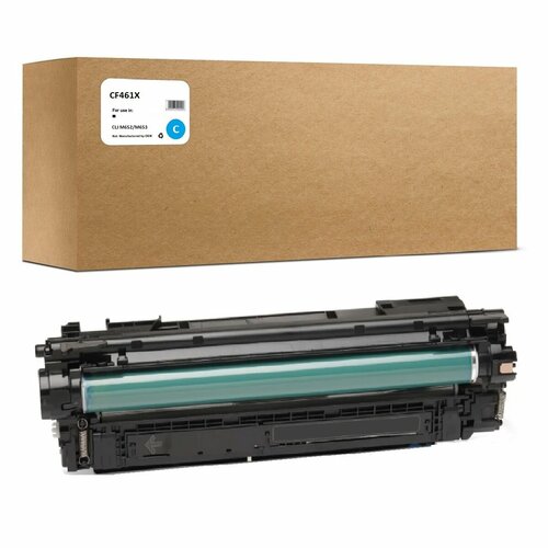 Картридж CF461X для HP CLJ M652/M653 22K Cyan Compatible (совместимый)