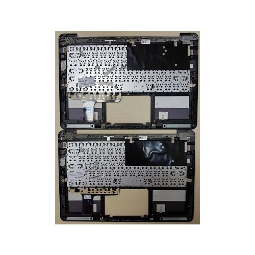 Клавиатура для ноутбука Asus X305FA черная, верхняя панель в сборе (серая) клавиатура для ноутбука asus x502 x502ca черная верхняя панель в сборе черная