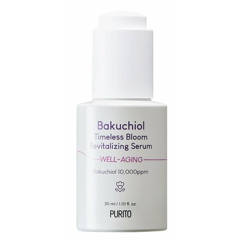 Purito Восстанавливающая антивозрастная сыворотка Bakuchiol Timeless Bloom Revitalizing Serum, 30 мл