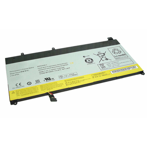 Аккумуляторная батарея для ноутбука Lenovo IdeaPad U430p U530 (L12L4P62) 52Wh new original for lenovo ideapad u430 u430p palmrest cover shell hebrew version keyboard bezel top upper case black 3klz9talv30