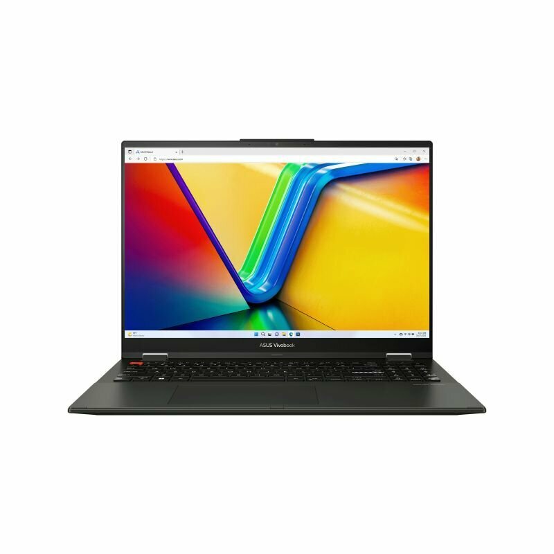 Ноутбук ASUS Vivobook S 16 Flip TN3604YA-MC093W, 16" (1920x1200) IPS сенсорный/AMD Ryzen 5 7530U/8ГБ DDR4/256ГБ SSD/Radeon Graphics/Windows 11 Home, черный (90NB1041-M003Y0)