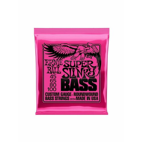 Струны для бас-гитары Ernie Ball BASS 2834 NICKEL WOUND SLINKY SUPER