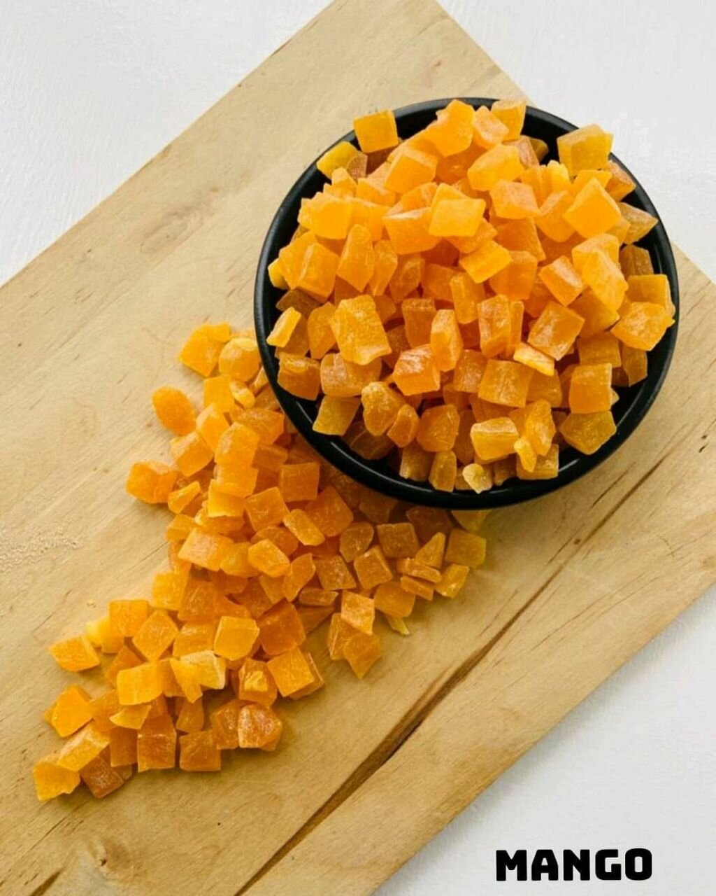 Манго кубики, жевательные конфеты манго, 500гр Орехлайн - фотография № 1