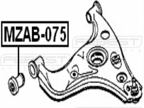 Сайленблок передний переднего рычага 13 Febest MZAB075