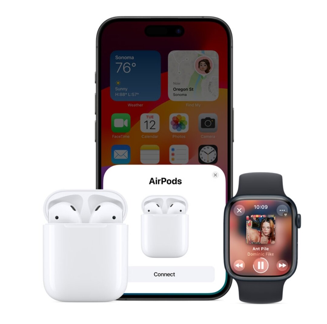 Наушники AirPods 2 (без беспроводной зарядки чехла) (white) Apple - фото №15