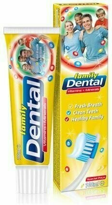 Rubella Зубная паста Dental Family, Vitamins+Minerals, 100 мл