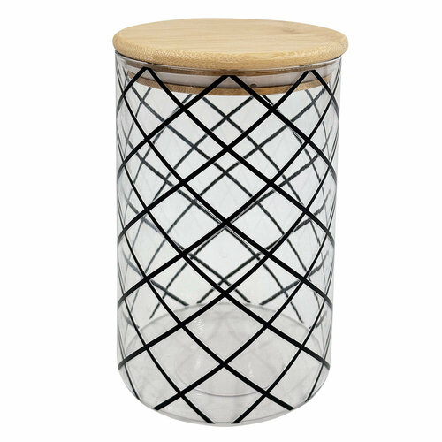 Банка для сыпучих продуктов 1 л Unigood с крышкой стекло a0018-03 790₽