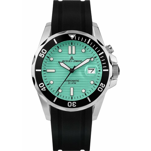 фото Наручные часы jacques lemans hybromatic, бирюзовый