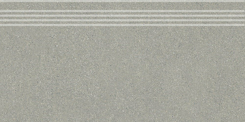 Плитка из керамогранита KERAMA MARAZZI DD254020R/GR Джиминьяно серый матовый обрезной Ступень 30x60 (цена за 1 шт)